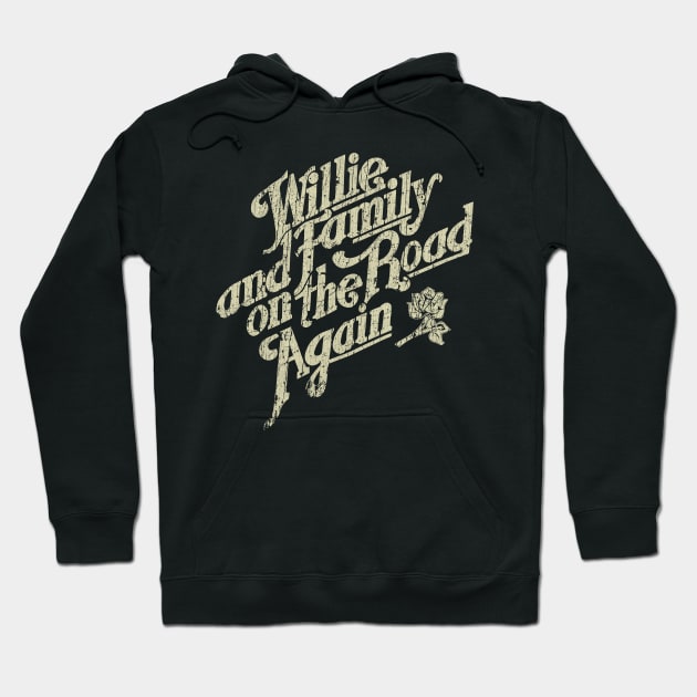 Willie and Family On The Road Again 1980 Hoodie by JCD666